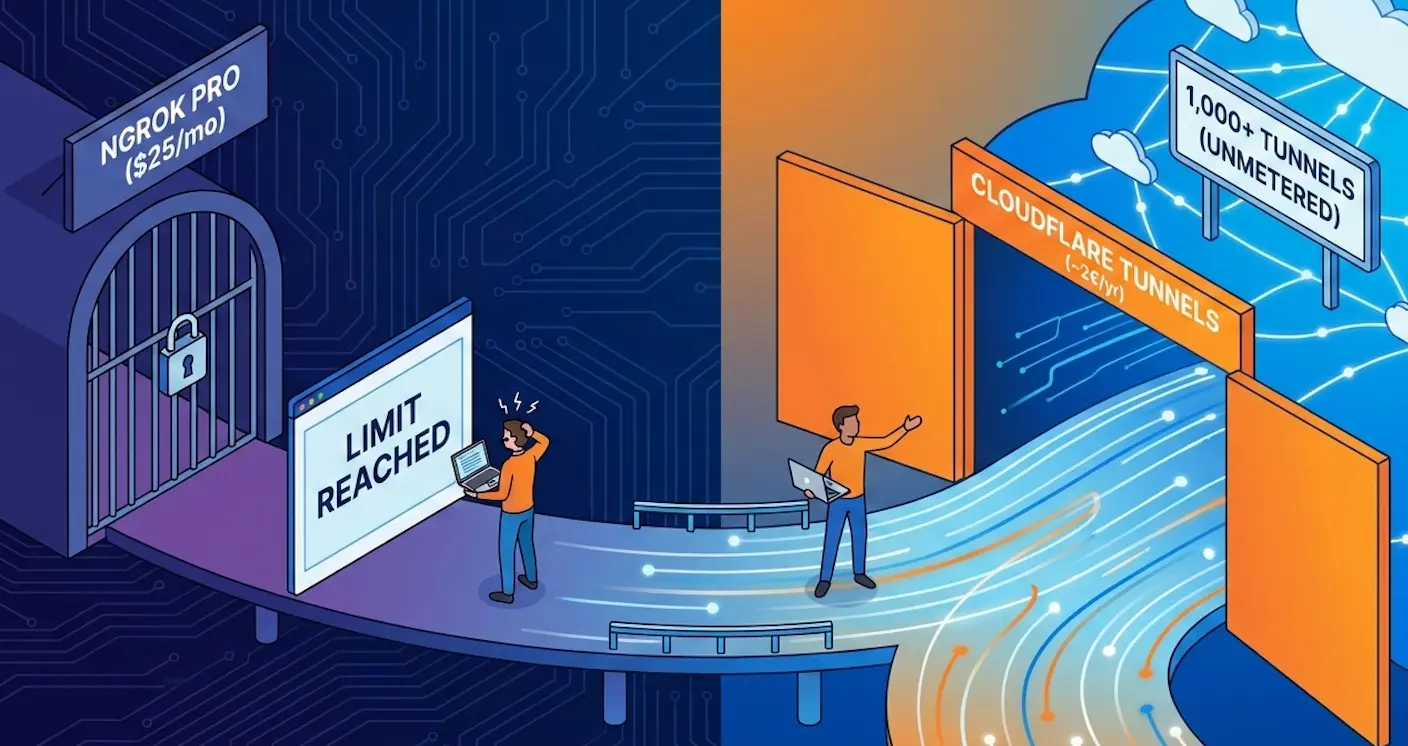 We Ditched Ngrok for Cloudflared. It Cost Us 2 euros